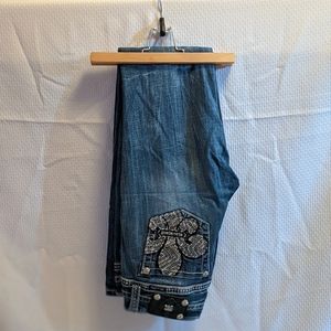 Miss Me Mid-Rise Bootcut Jeans -30- (size 8)